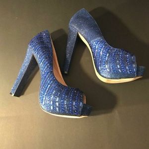 Blue diamond heel